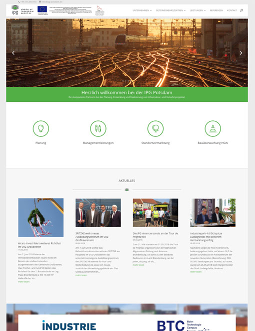 IPG-Potsdam.de Webseiten-Screenshot